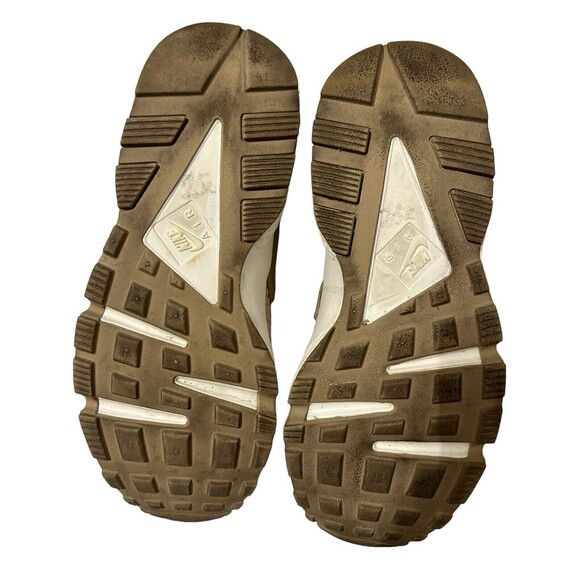 Nike Air Huarache Snakeskin Beige Lace Up Running Sneaker Womens Sz 7 / … - Picture 10 of 11